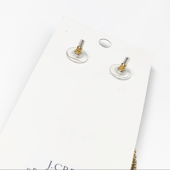 J. Crew Gold Beaded Tassel Drop Earrings - Picture 5 of 6